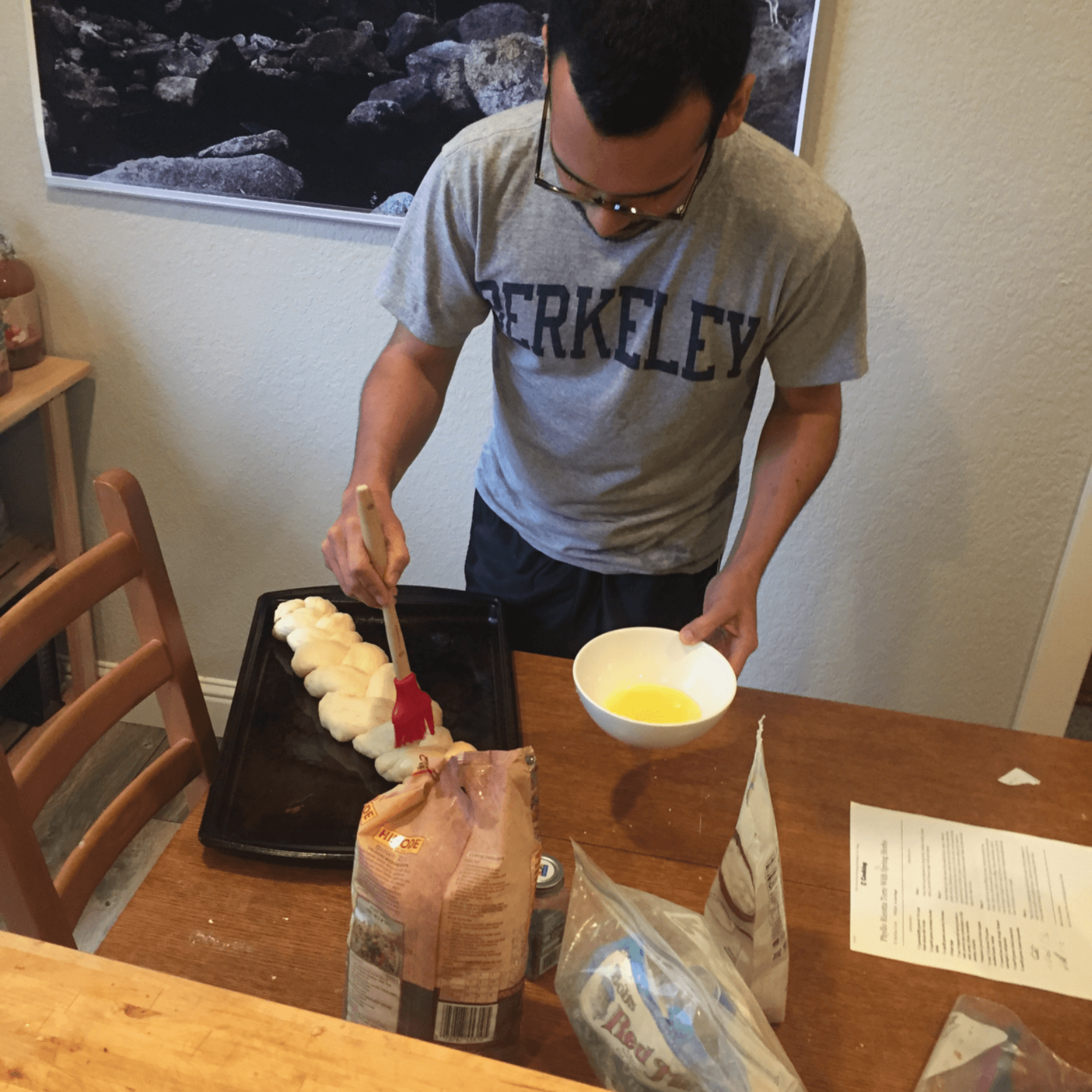 Baking bread