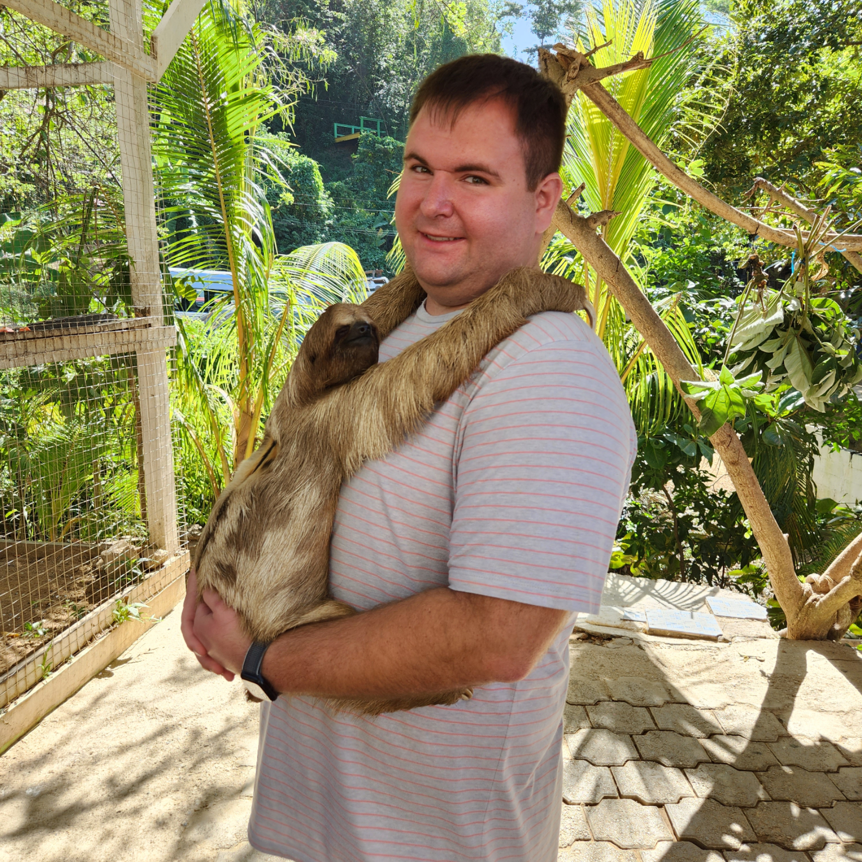 Alec: Meeting the master of 'taking it slow' at the zoo!