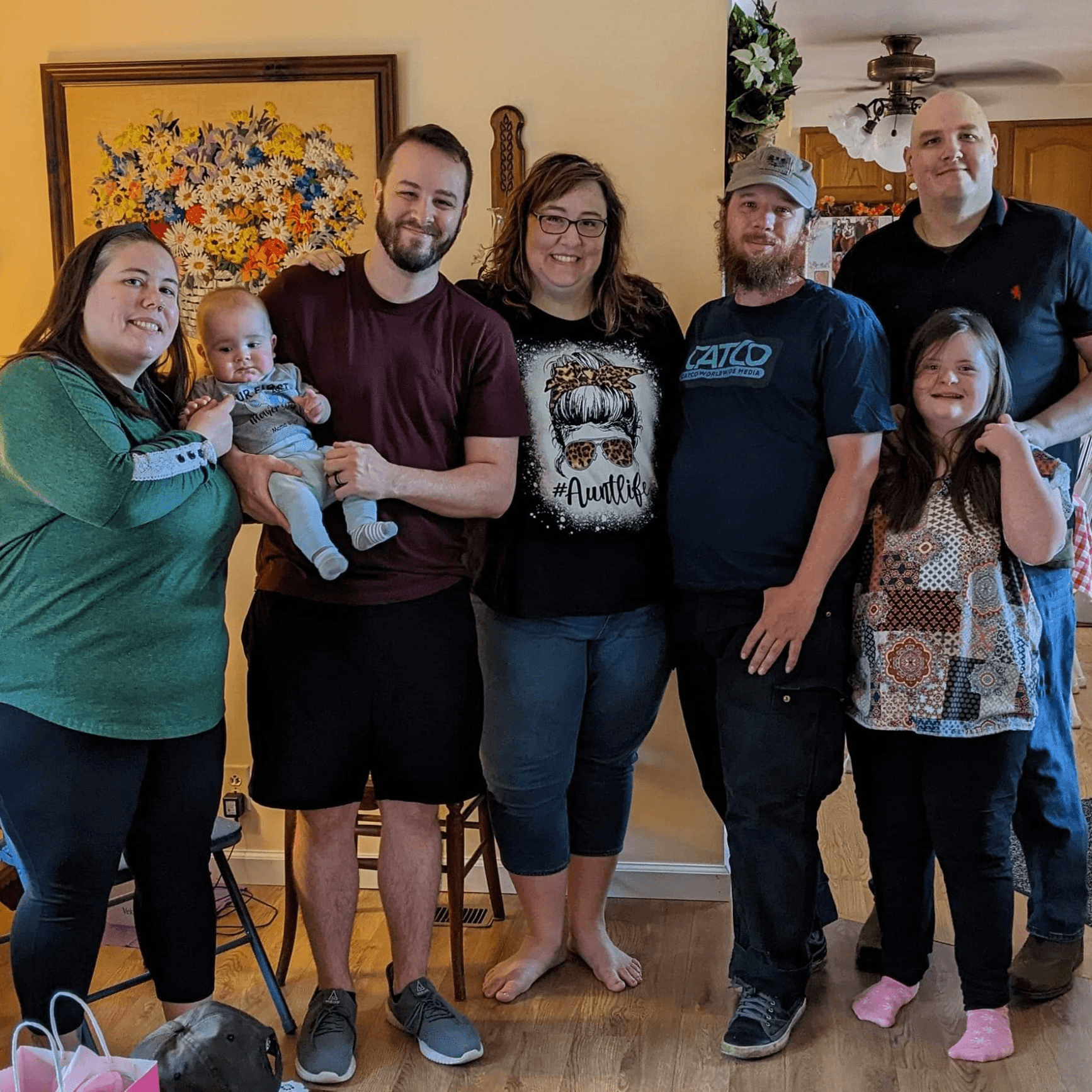 Mike, Jayme, some siblings, in-laws and neices and nephews 