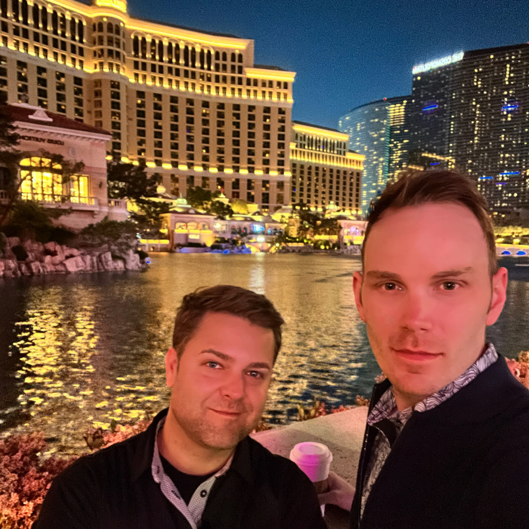 Evan and Wesley in Las Vegas