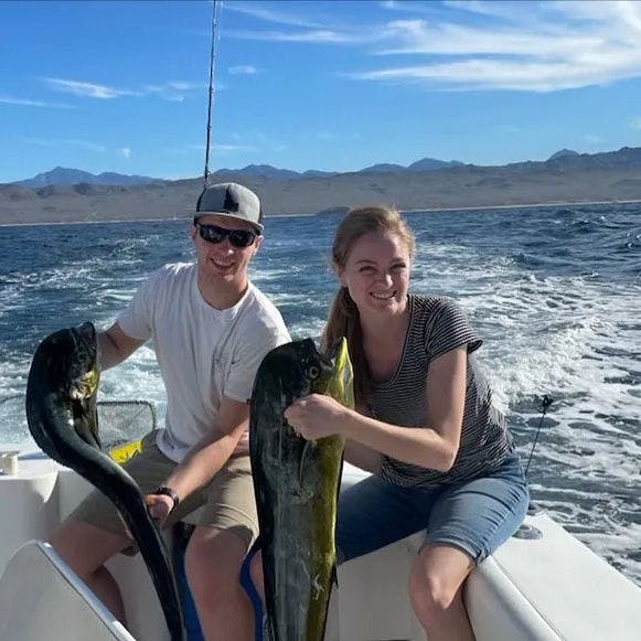 Just some big fish we caught while we were in Mexico:)