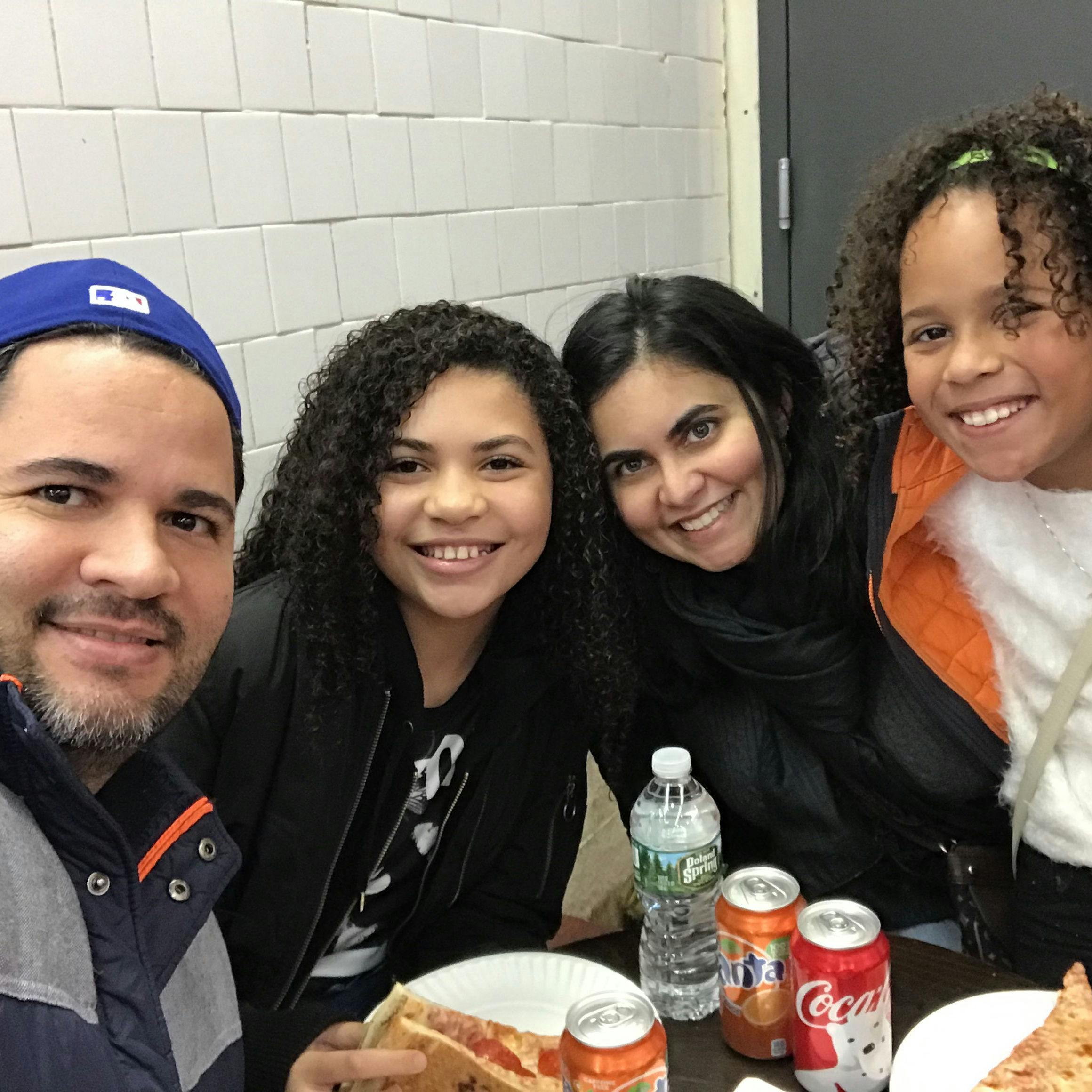 Even though we live in Florida, there is no Pizza like NY Pizza. Trip to the big apple to eat good food and visit our family.
